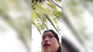 Cháu họ nứng cặc xin dì út đụ dì dắt ra vườn vắng sau nhà cho đụ còn cho suất vào lồn