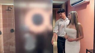 Busty Real Estate Agent Convincing Her Client to Buy by Giving Him a Good Cock Blowjo