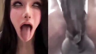 Top những biểu cảm dâm đãng của mấy con đĩ khi nhìn thấy con cặc mà mình thèm thuồng