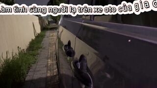 Anh trai nứng cặc liếm bướm eny xinh đẹp trong xe ô tô phần 1