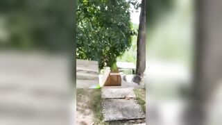 Cô bạn gái xinh đang đi chơi mà nứng quá nên tuột quần cho anh địt ngay trong phần 1