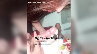 Sinh nhật thằng cháu họ 17 tuổi dì út tặng món quà đặt biệt bú cu cho nó và cho nó đụ
