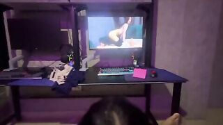 Chơi game thua bắt em họ bú cu trút giận