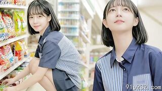 Đi siêu thị loạn luân với em họ làm nhân viên thu ngân