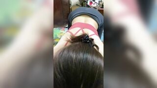 tập gym xong em lại cho a tập chym cùng em