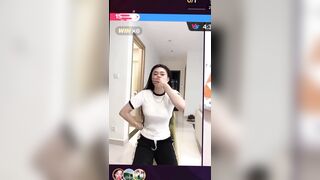 Thư Xinh trả kèo tiktok Tắm với nhảy