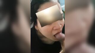 Nứng cặc sục cu bắt chị dâu quỳ xuống hứng tinh trùng