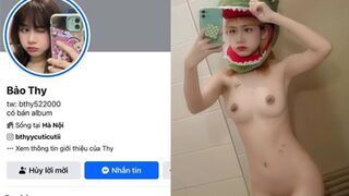 Bảo Thy Gái Xinh Hà Nội Ti Hồng Trắng Múp Tuyệt Phẩm 2