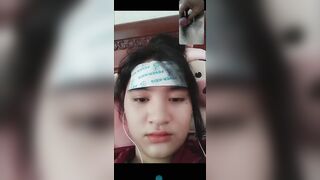 Gọi video thấy mặt cho anh thủ dâm p1