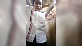 Thảo My love 10 Trốn Vào Nhà Tắm Móc Bím