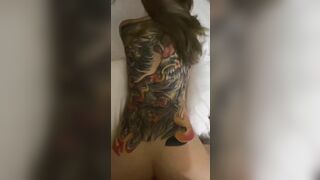 Hiếp  doggy  em giang hồ xăm kín lưng