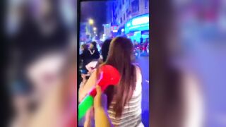 Thả rông đi bão ăn mừng bóng đá ở hà giang