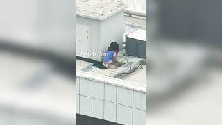 Địt Nhau Trên Sân Thượng Bị Quay Lén Full Hot Cực 2