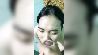 Siêu phẩm bé Ngọc Hà bị bạn trai đụ không bao rồi xuất tinh lên mặt
