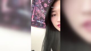 Korean sexy camgirl masturbation in a school uniform