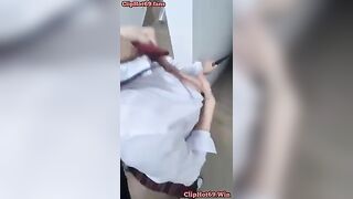 Bắt được con cáo cái ở cầu thang e phang cho tung lồn