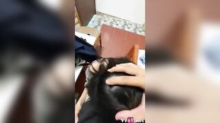 Xin phép mẹ qua nhà bạn thân học mà ngập mồm em tí thì nghẹn