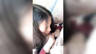Đụ em sao đỏ e thẹn trên sân thượng