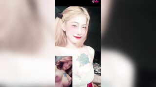Em gái idol tik tok vú to thủ dâm